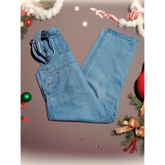 Levi's Denim - Overalls Slouchy Levi Carpenter Light Wash Jeans Size Large